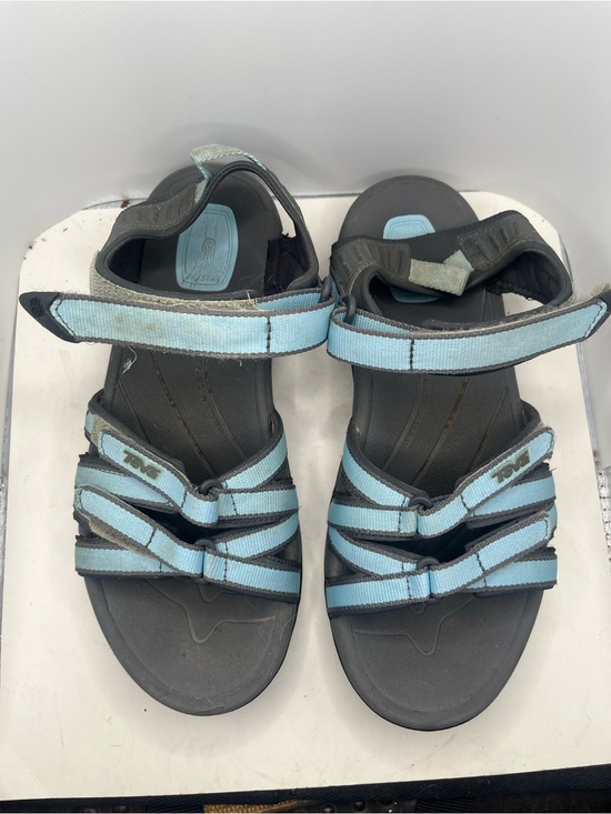 Teva Shoes - Teva Tirra Women's Sandals Size 7 Blue Gray Strappy Hiking Water‎ Sport 4266